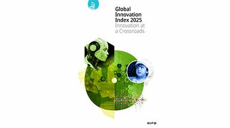 WIPO grafika Global Innovation Index 2025