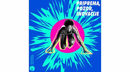 Vizual - žena koja se priprema za trčanje